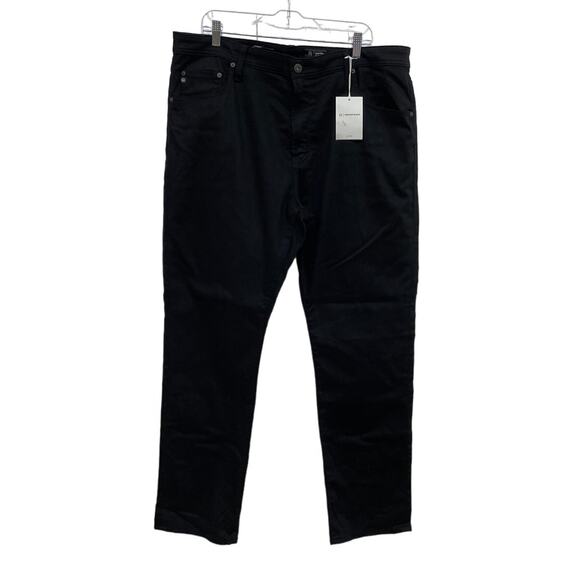 AG Adriano Goldschmied NWT The Everett Slim Straight Jeans Endless Black 40x32 - Picture 4 of 14